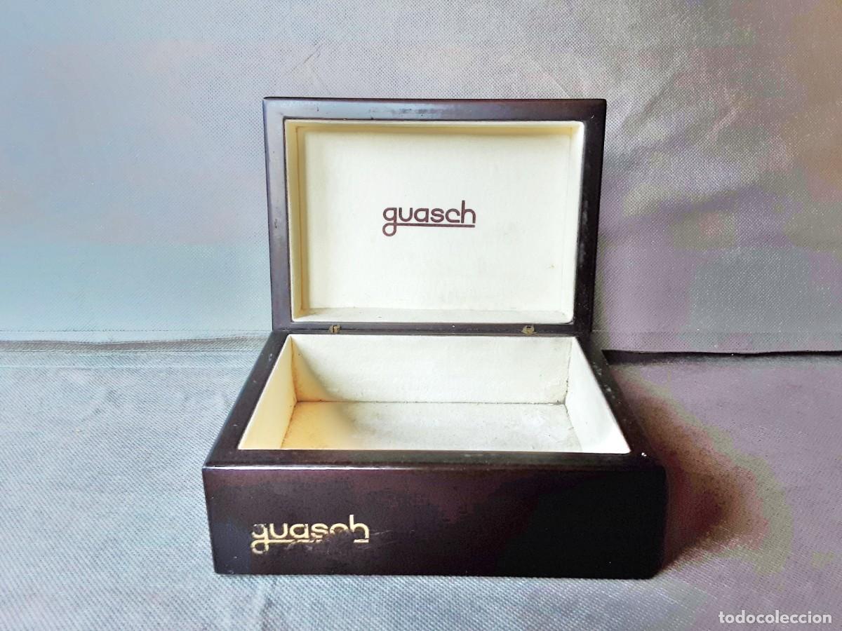 Antig&uuml;edades: GUASCH CAJA ESTUCHE EN MADERA EBANO - Foto 13