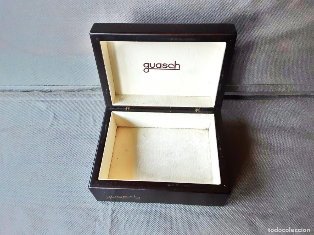Antig&uuml;edades: GUASCH CAJA ESTUCHE EN MADERA EBANO - Foto 14