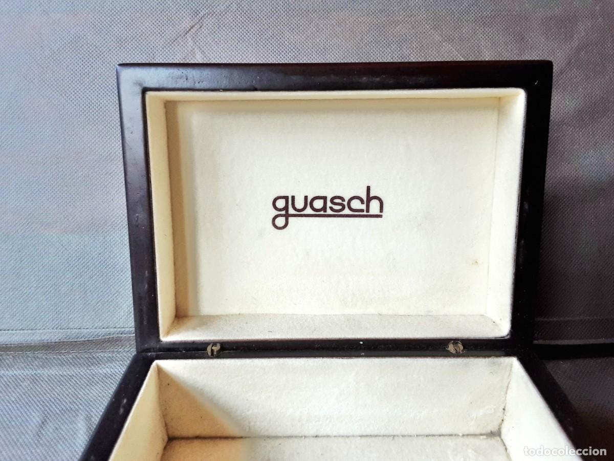 Antig&uuml;edades: GUASCH CAJA ESTUCHE EN MADERA EBANO - Foto 15