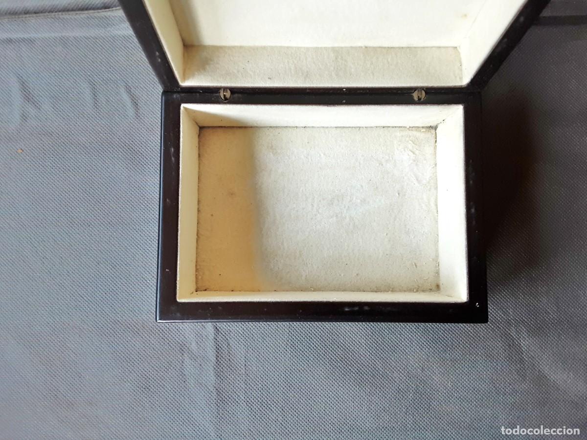 Antig&uuml;edades: GUASCH CAJA ESTUCHE EN MADERA EBANO - Foto 16