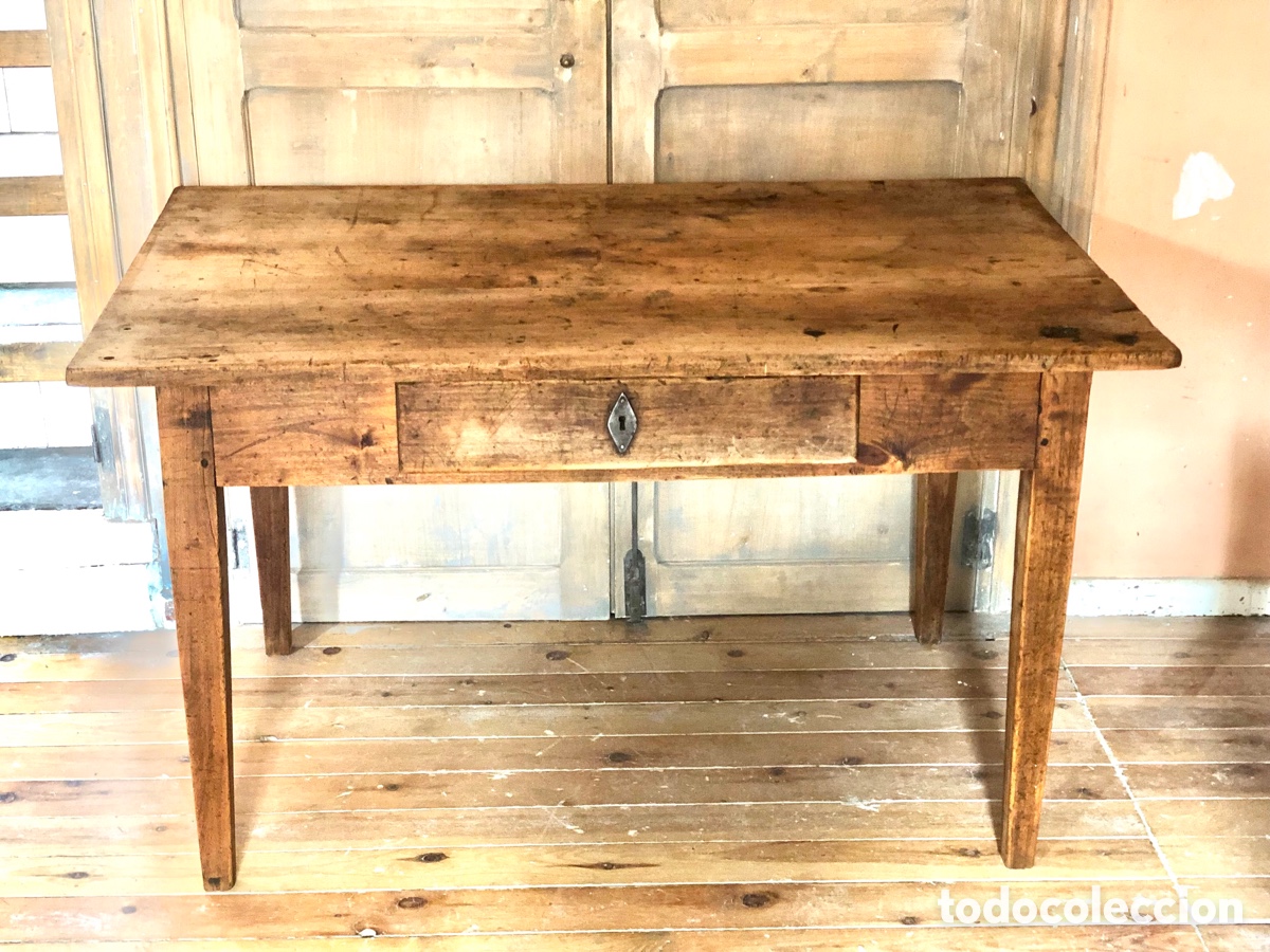 Antig&uuml;edades: MESA TOCINERA DE COCINA ANTIGUA RESTAURADA - Foto 1