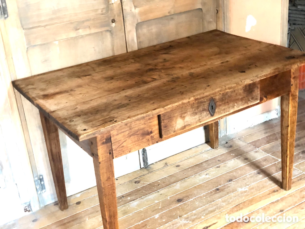 Antig&uuml;edades: MESA TOCINERA DE COCINA ANTIGUA RESTAURADA - Foto 3