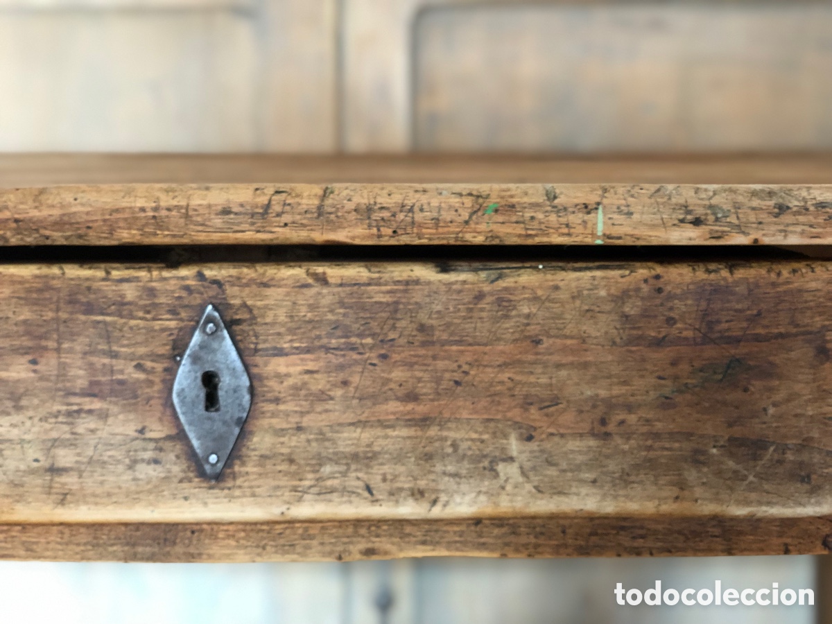 Antig&uuml;edades: MESA TOCINERA DE COCINA ANTIGUA RESTAURADA - Foto 4