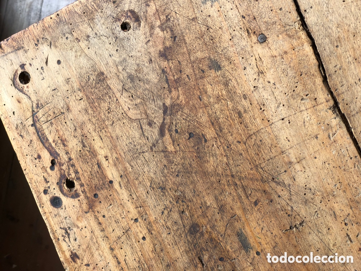 Antig&uuml;edades: MESA TOCINERA DE COCINA ANTIGUA RESTAURADA - Foto 6