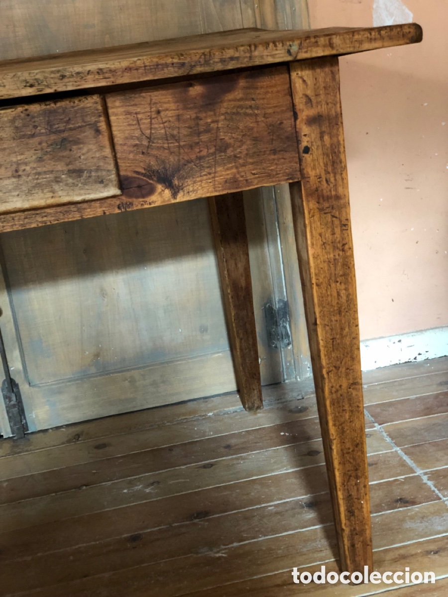 Antig&uuml;edades: MESA TOCINERA DE COCINA ANTIGUA RESTAURADA - Foto 9