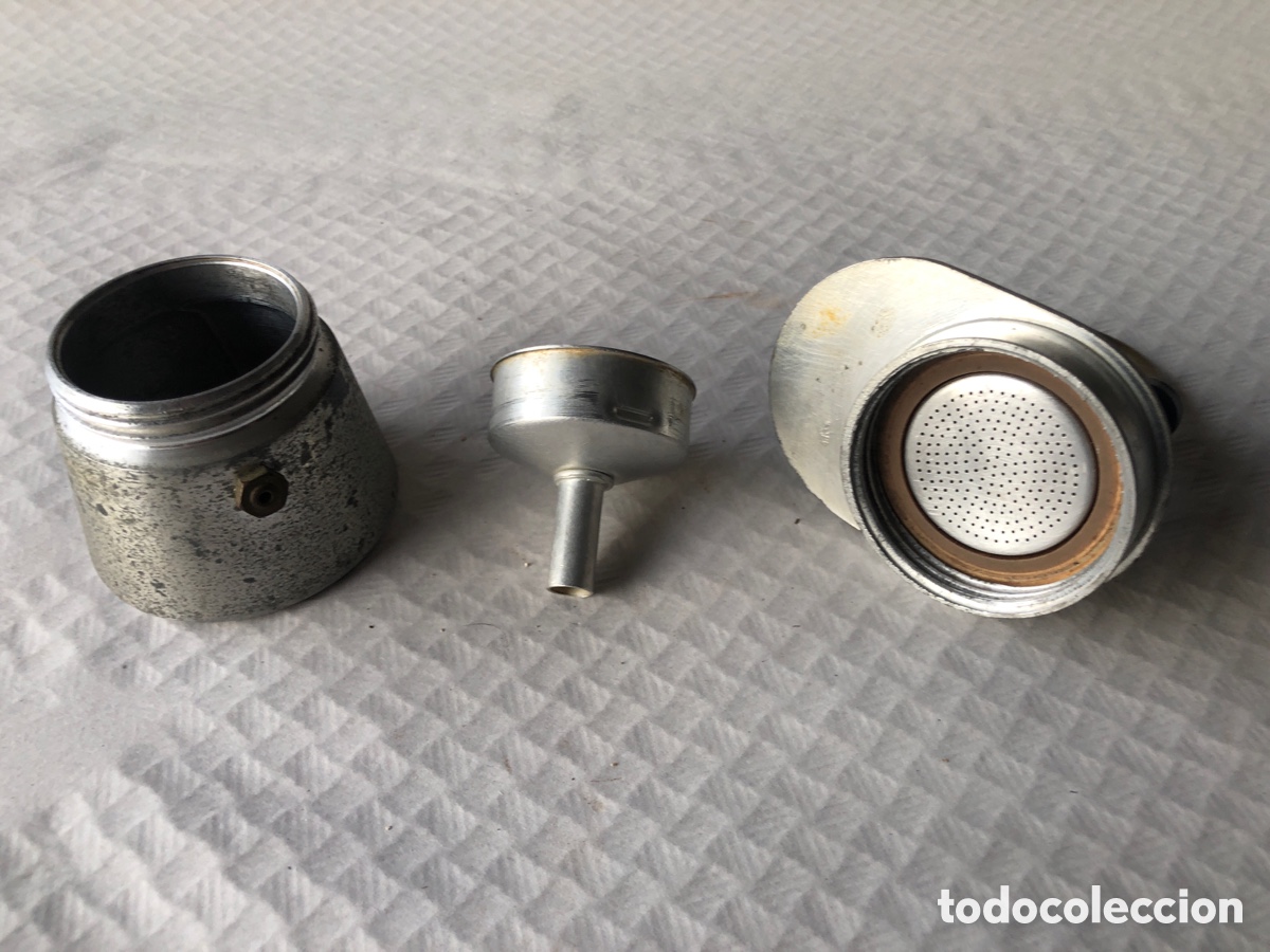 Antig&uuml;edades: Antigua mini cafetera italiana - Foto 7