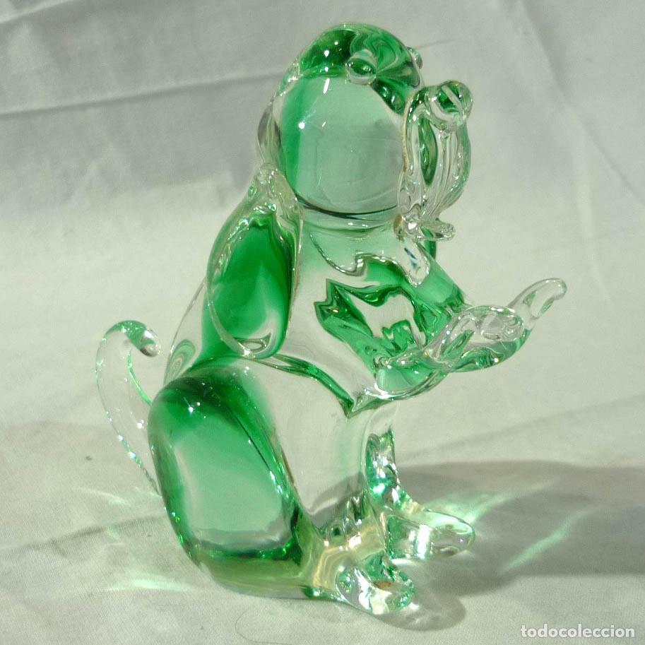 Antig&uuml;edades: Perro en cristal o vidrio de Murano - Foto 1