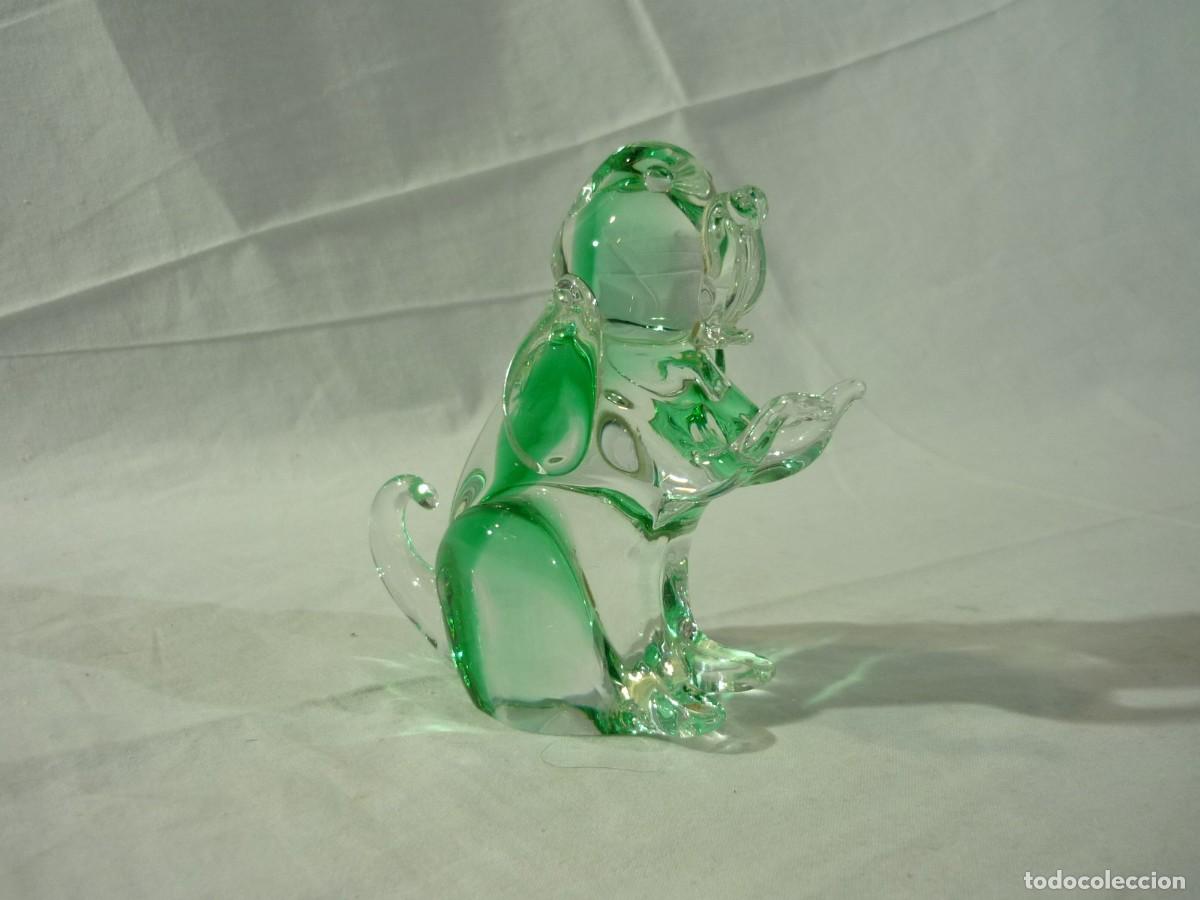 Antig&uuml;edades: Perro en cristal o vidrio de Murano - Foto 2