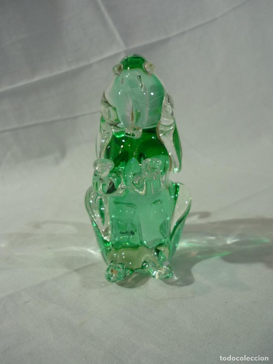 Antig&uuml;edades: Perro en cristal o vidrio de Murano - Foto 4