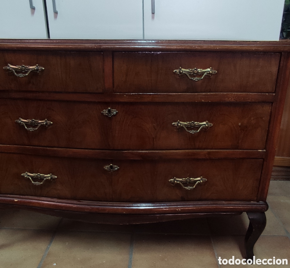 Antig&uuml;edades: Antigua comoda con espejo - Foto 11