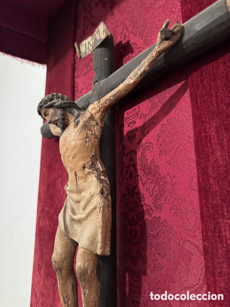 Antig&uuml;edades: Crucificado del Siglo XVII - Foto 6