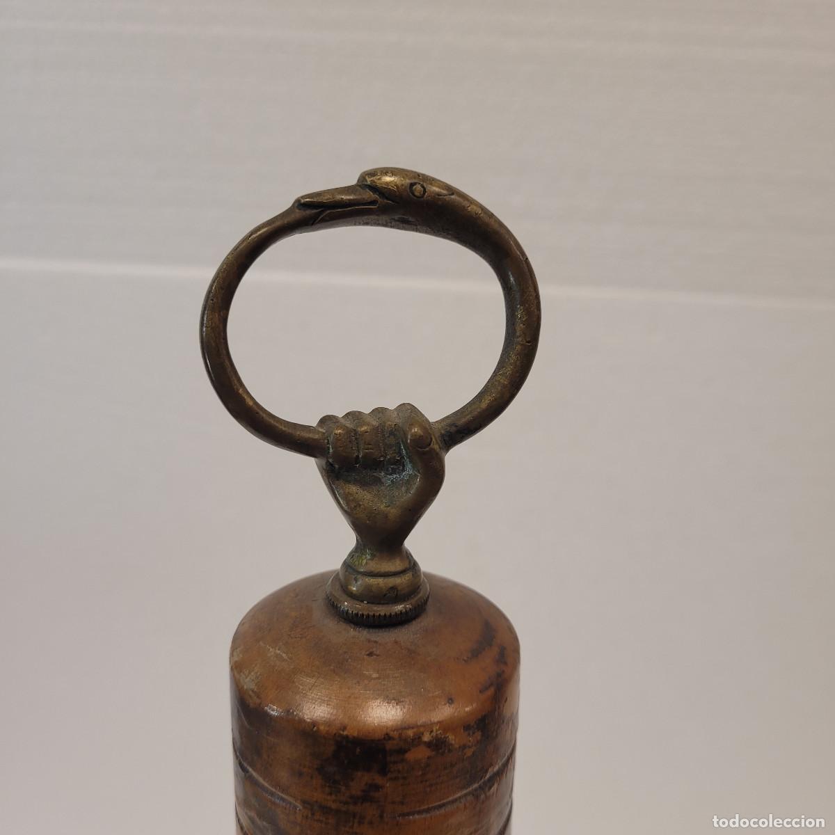 Antig&uuml;edades: Pimentero bamb&uacute; y bronce, pps. s. XX - Foto 8