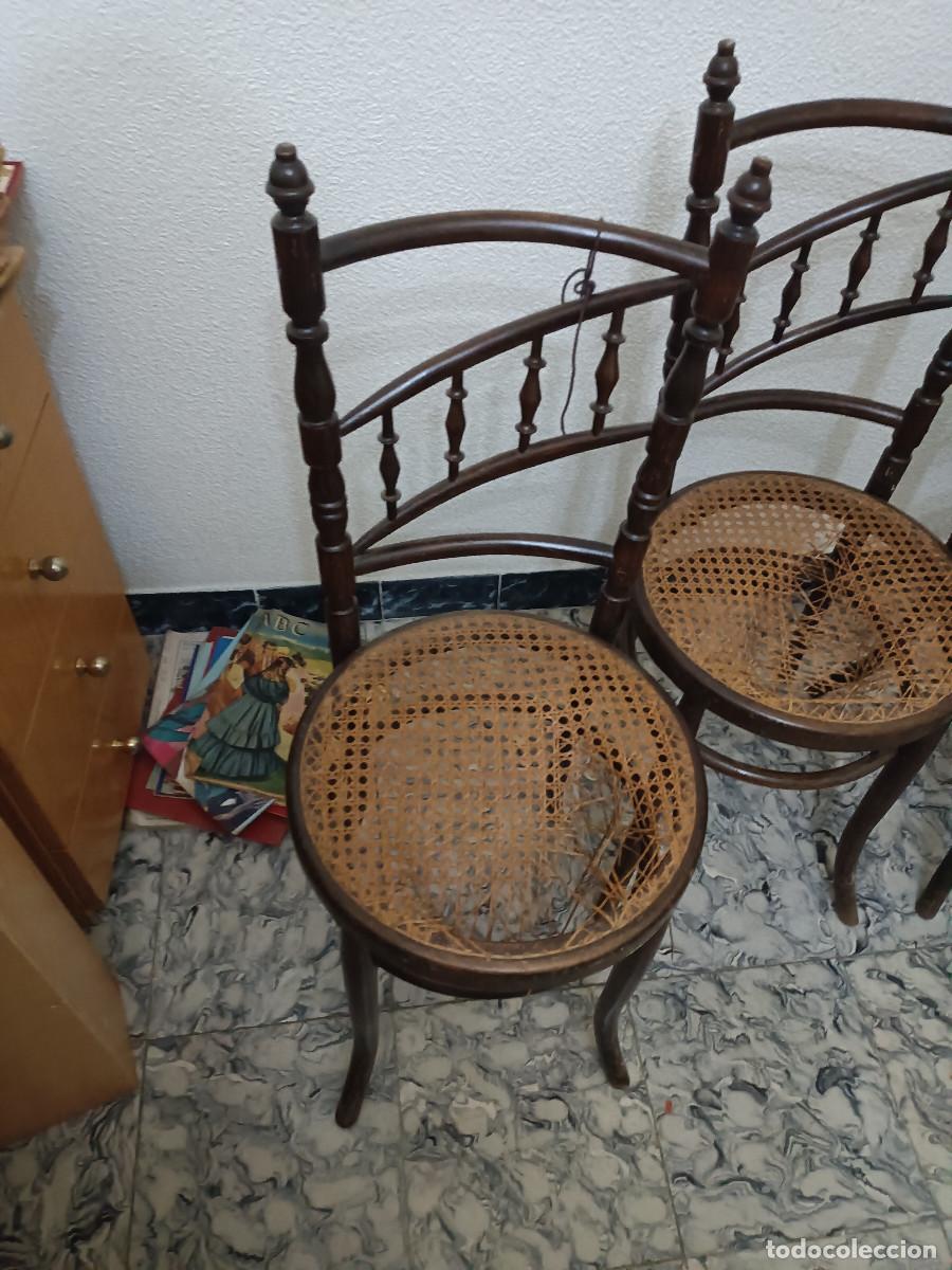 Antig&uuml;edades: 4 sillas para restaurar - Foto 2