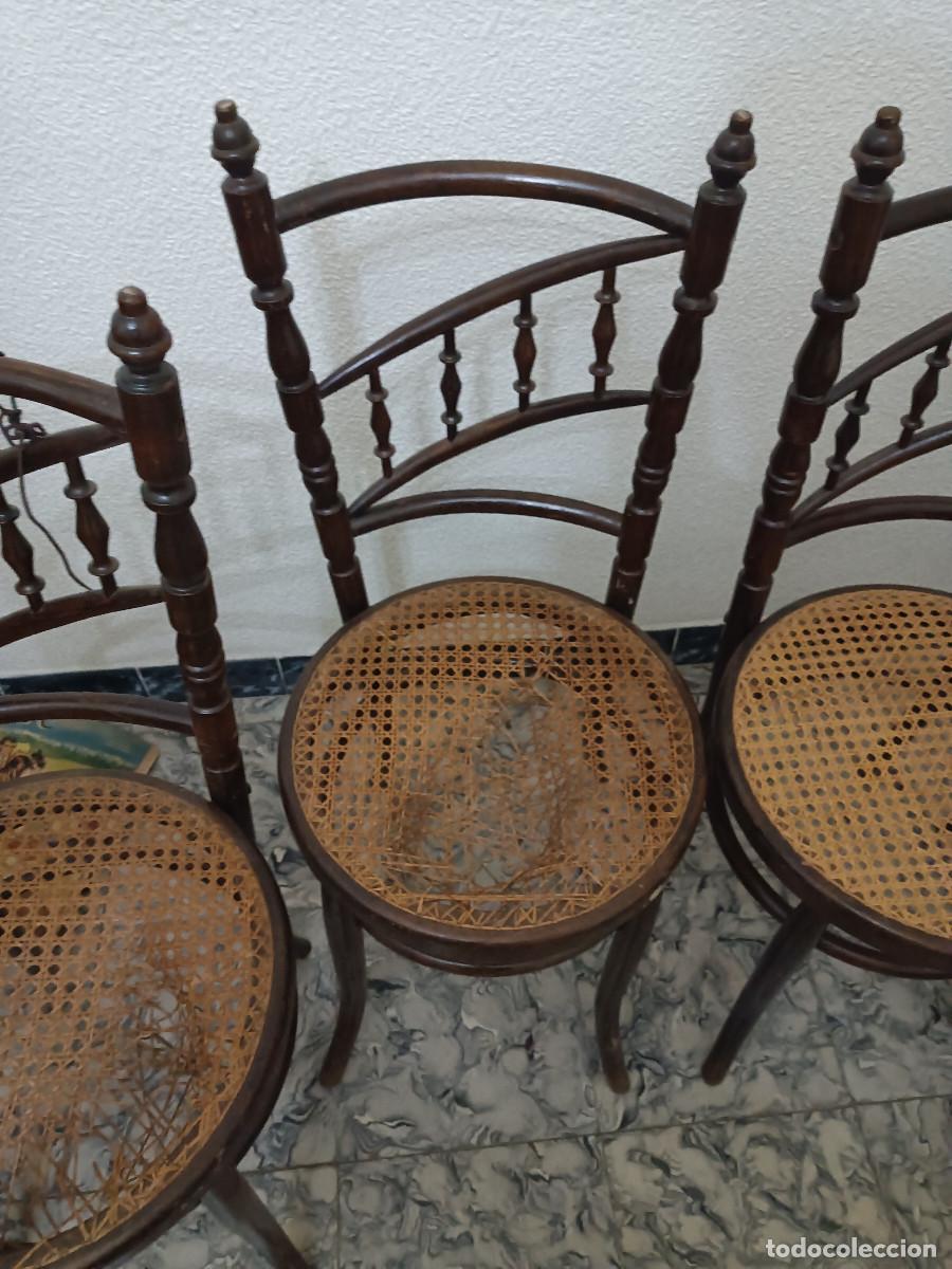 Antig&uuml;edades: 4 sillas para restaurar - Foto 3