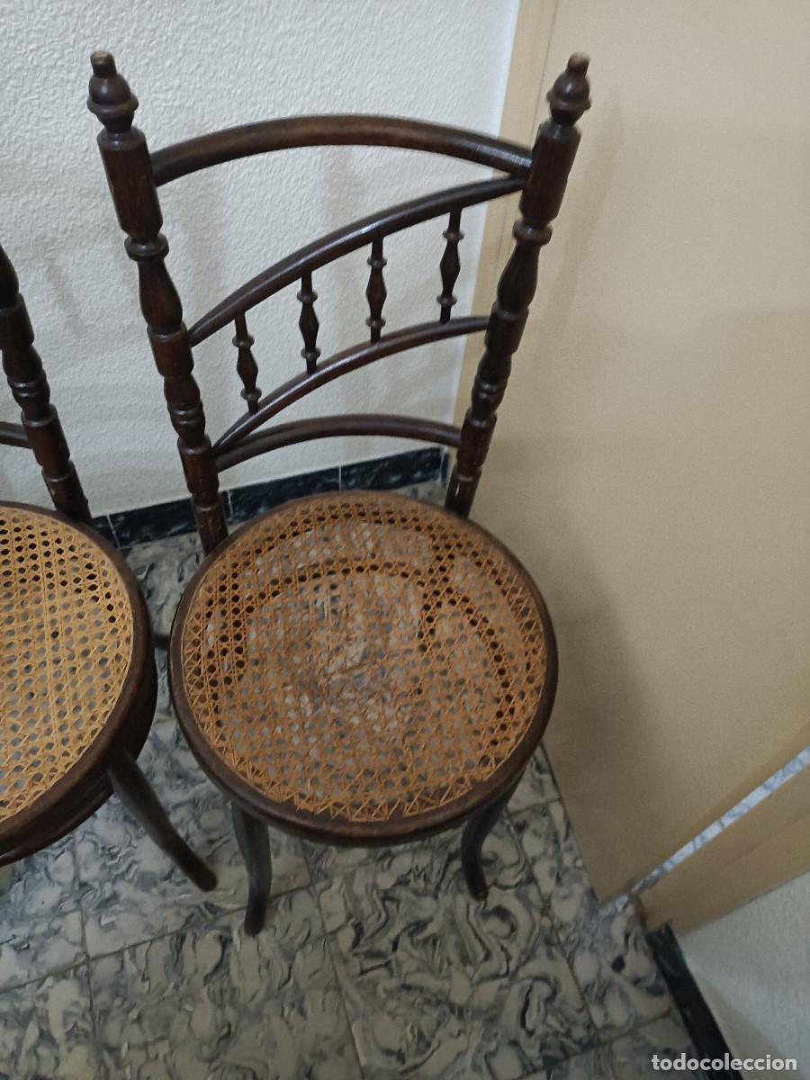 Antig&uuml;edades: 4 sillas para restaurar - Foto 5
