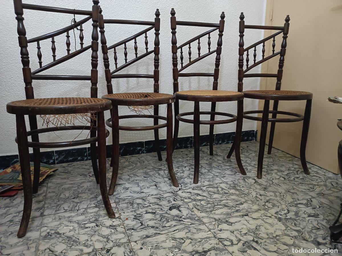 Antig&uuml;edades: 4 sillas para restaurar - Foto 6