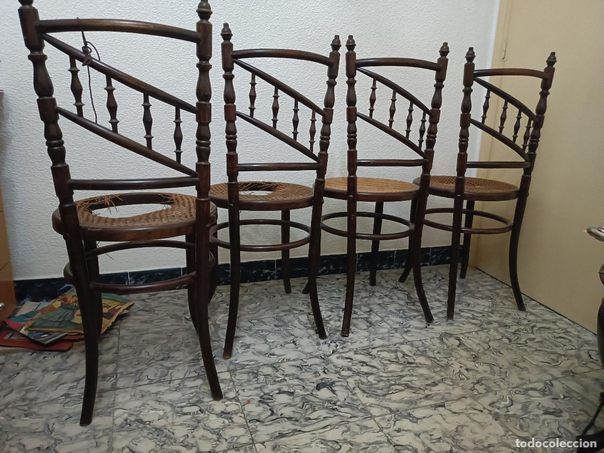 Antig&uuml;edades: 4 sillas para restaurar - Foto 8