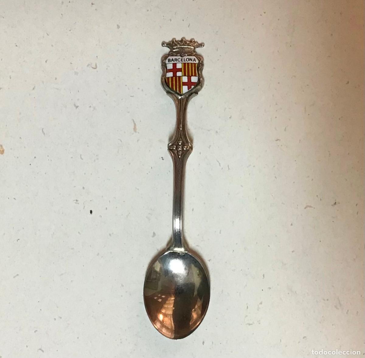 Antig&uuml;edades: CUCHARILLA DE BARCELONA, PLATA - Foto 1