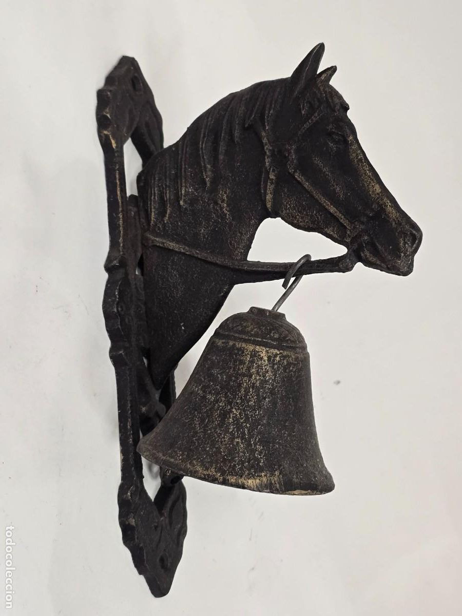 Antig&uuml;edades: Timbre-campana con caballo - Foto 1