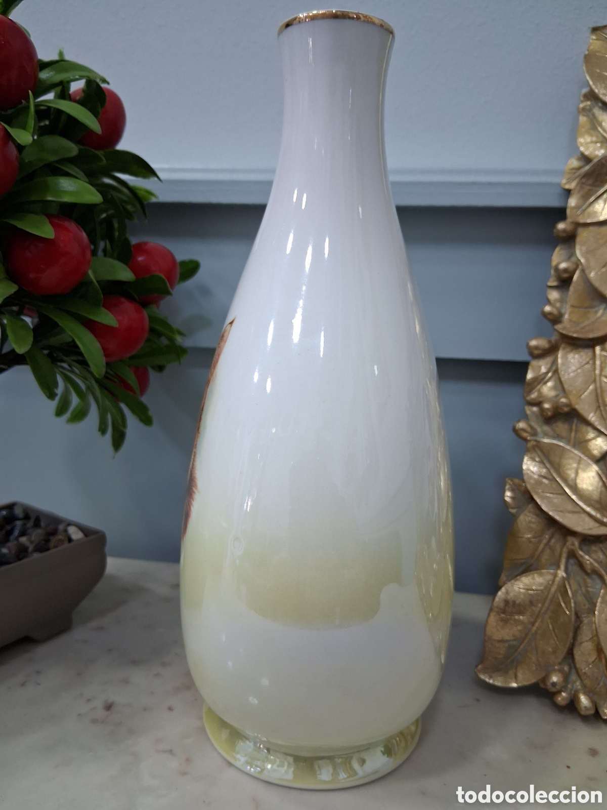 Antig&uuml;edades: Antigua botella de porcelana - Foto 3
