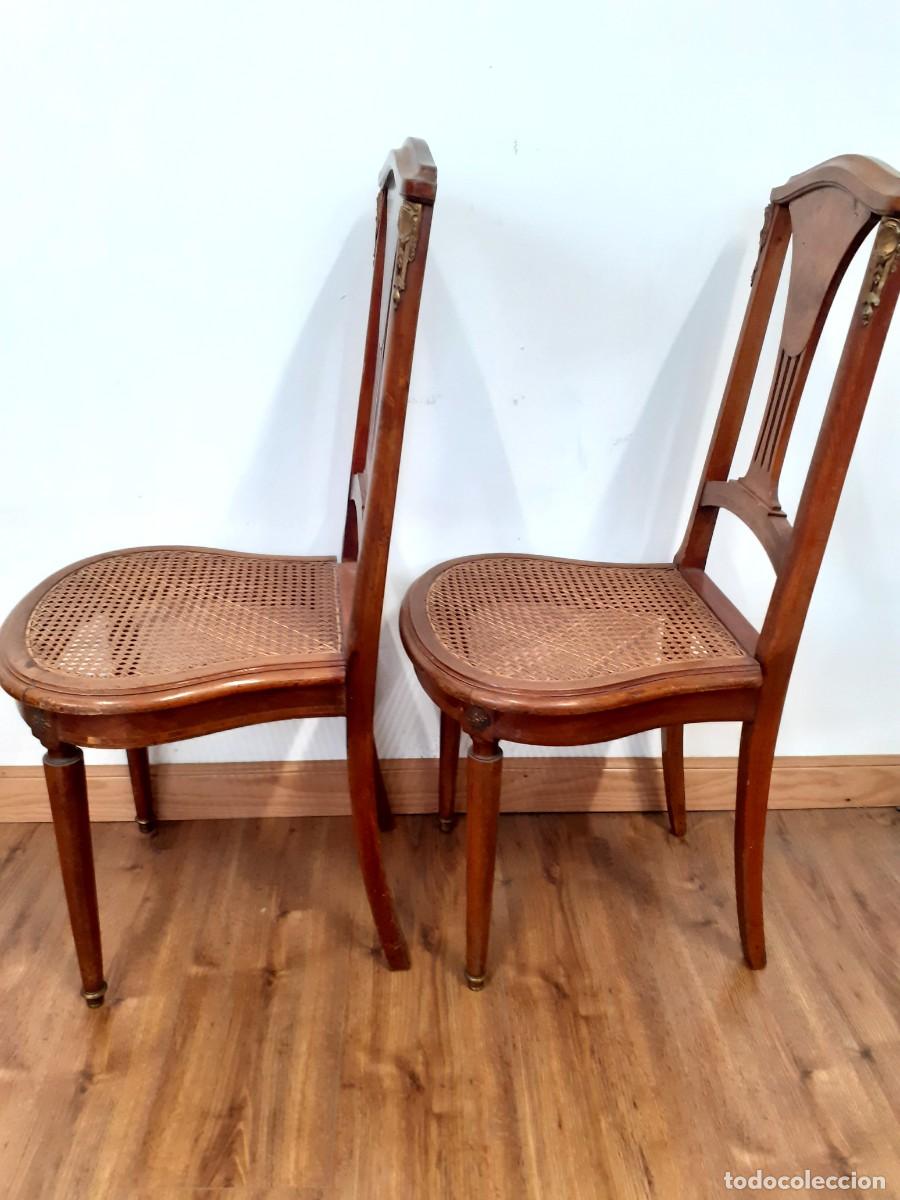 Antig&uuml;edades: 2 sillas estilo Luis XVI - Foto 2