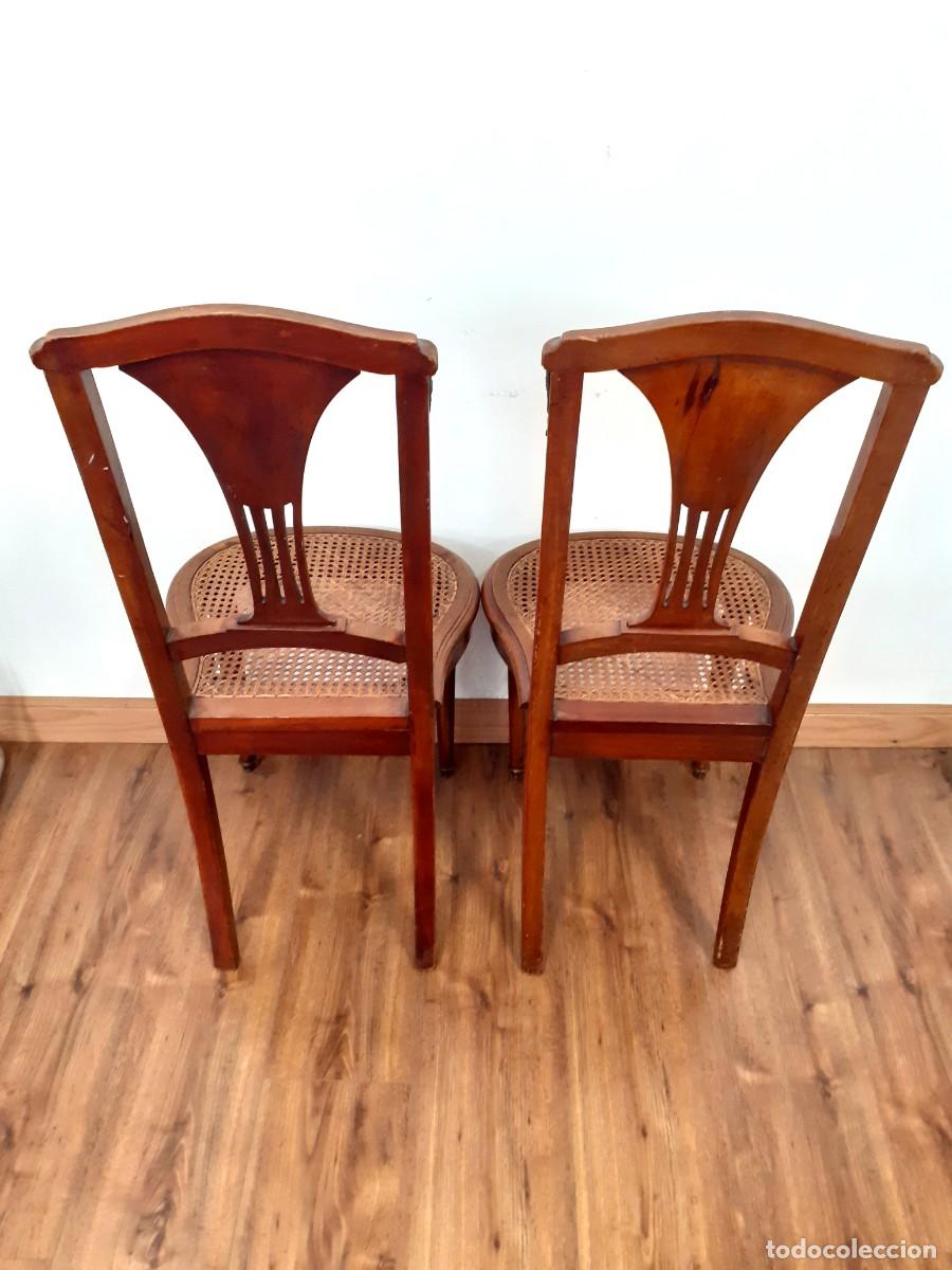 Antig&uuml;edades: 2 sillas estilo Luis XVI - Foto 3
