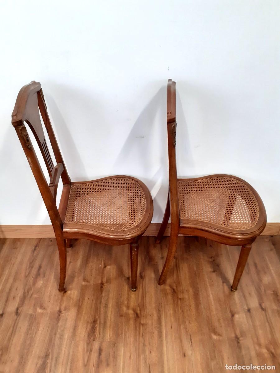 Antig&uuml;edades: 2 sillas estilo Luis XVI - Foto 4