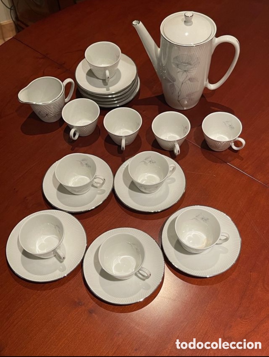 Antig&uuml;edades: Juego de caf&eacute; Santa Clara - Foto 1