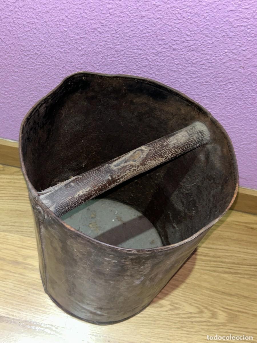 Antig&uuml;edades: ANTIGUO BOTE MEDIDA DE HOJALATA - Foto 4