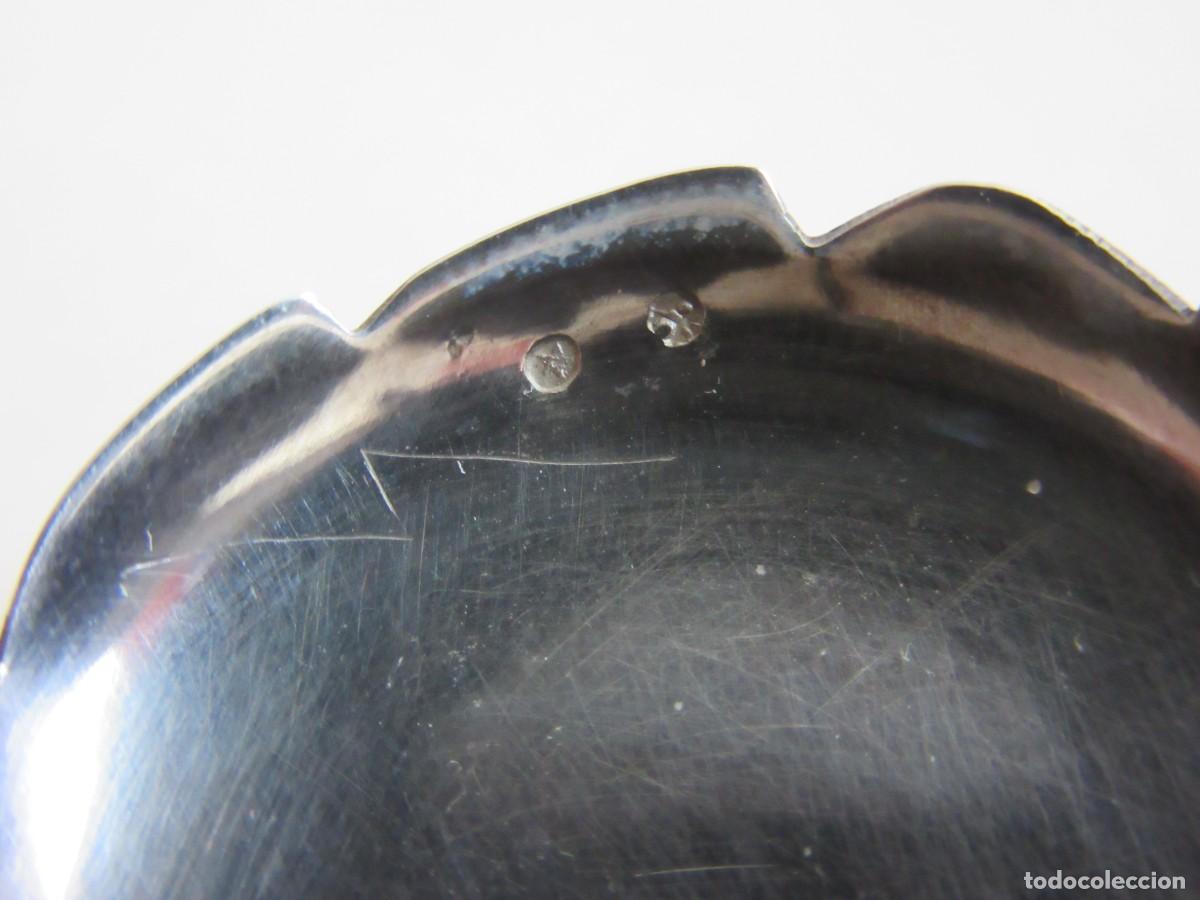 Antig&uuml;edades: CUCHARA DE PLATA CON FORMA DE ROSA - Foto 6