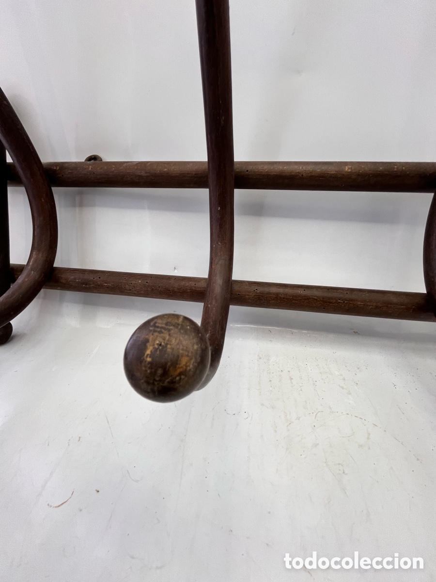 Antig&uuml;edades: Percha estilo Thonet 4 brazos - 71,40 cm de largo - Foto 2