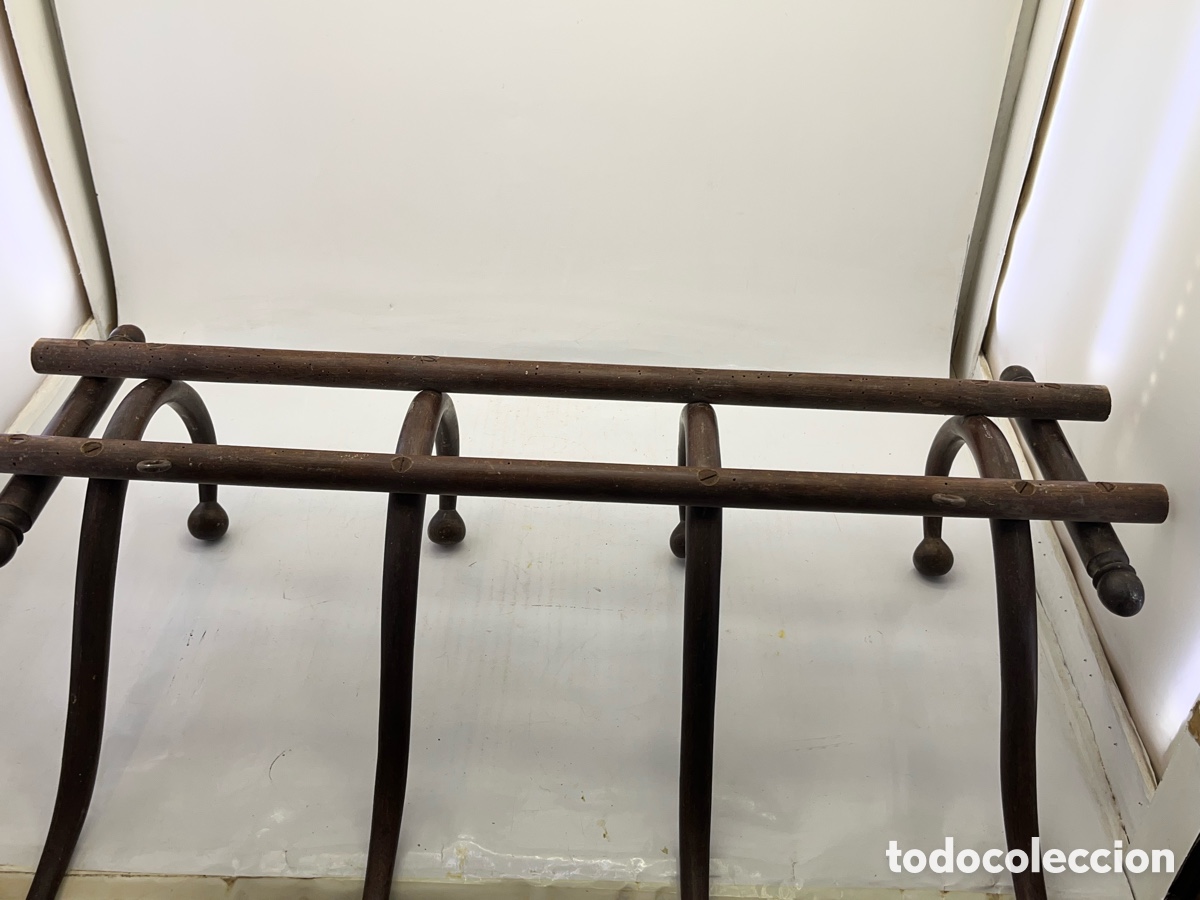 Antig&uuml;edades: Percha estilo Thonet 4 brazos - 71,40 cm de largo - Foto 8