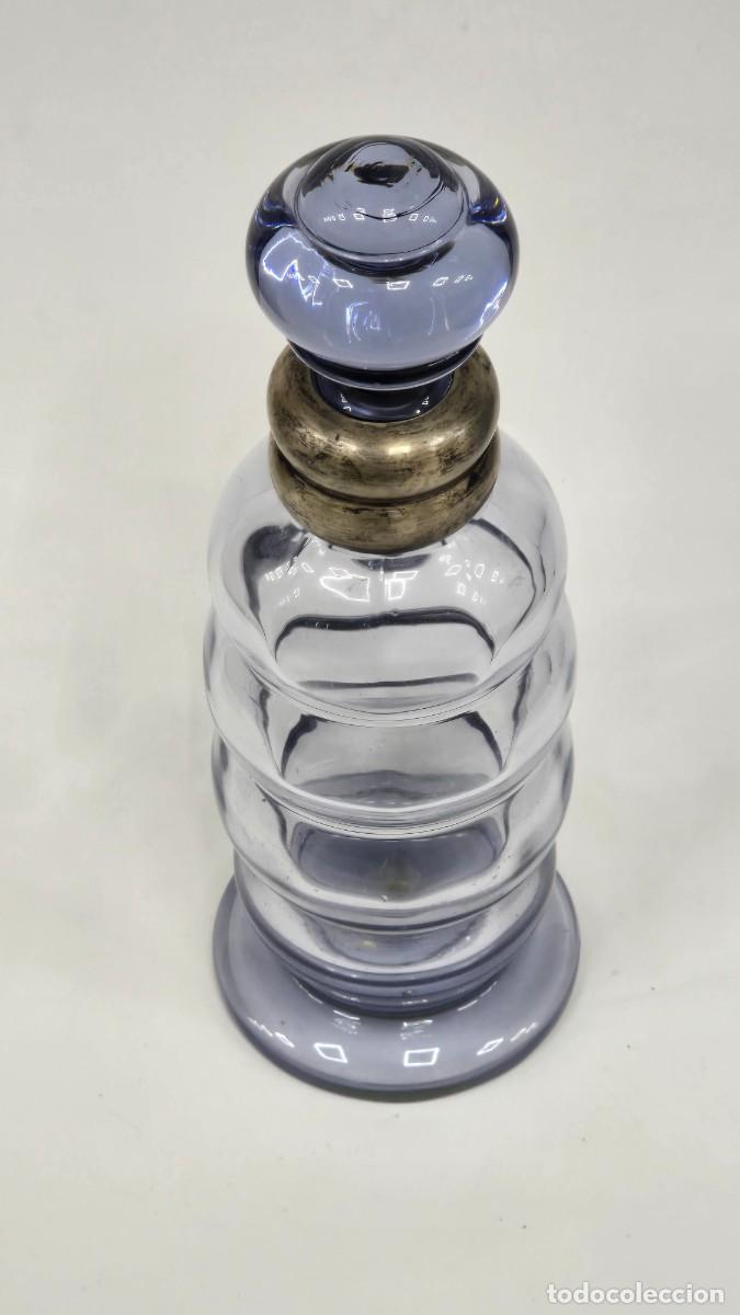 Antig&uuml;edades: Botella de cristal con tapa - Foto 2