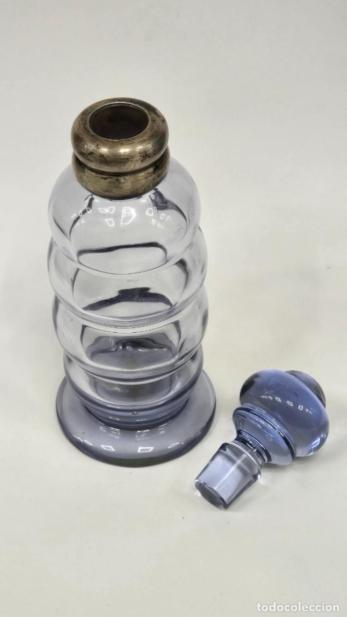 Antig&uuml;edades: Botella de cristal con tapa - Foto 4