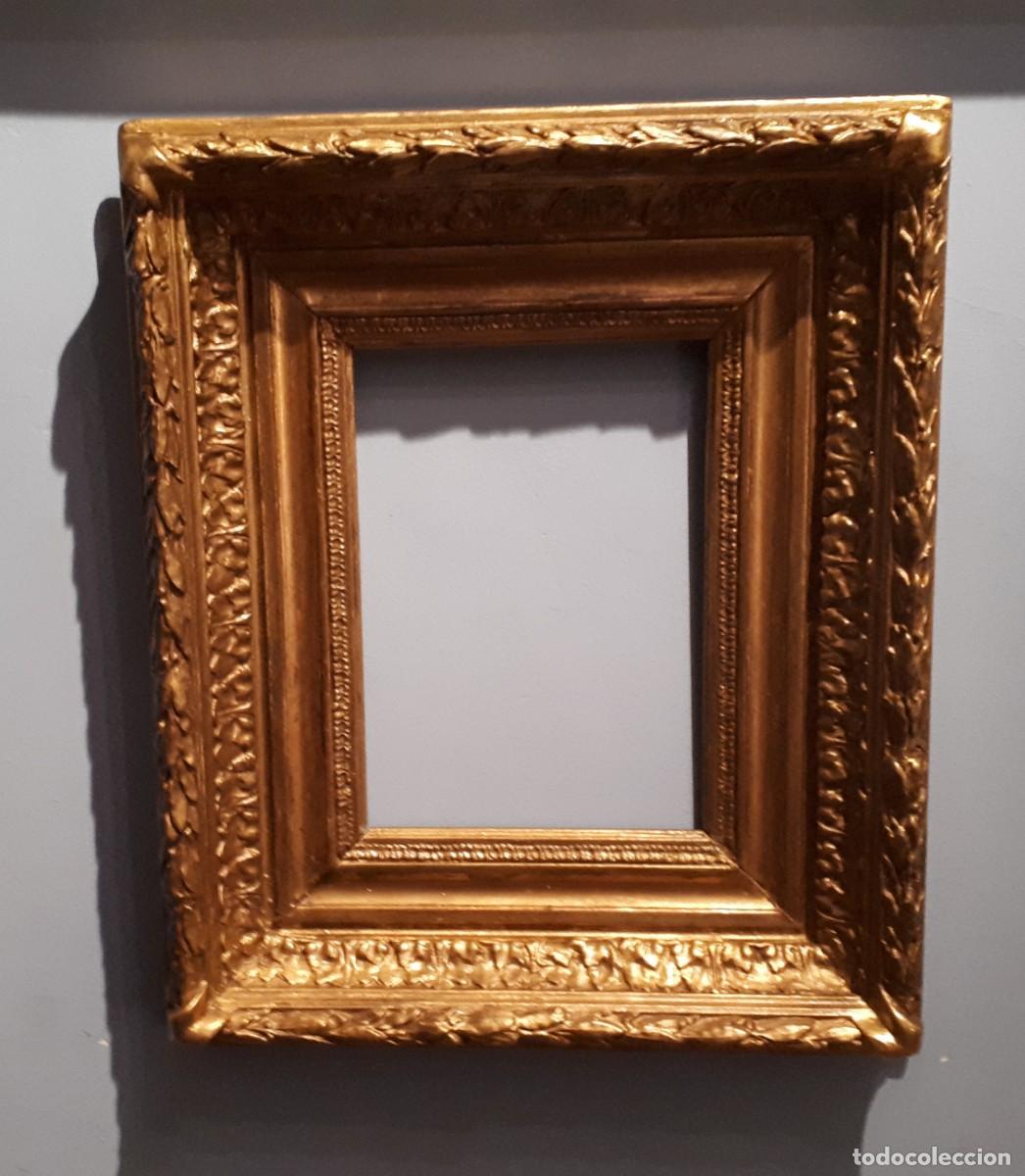 Antig&uuml;edades: Marco dorado. SIGLO XIX. - Foto 1