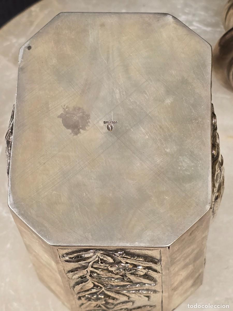 Antig&uuml;edades: Recipiente para t&eacute; de plata - Foto 7