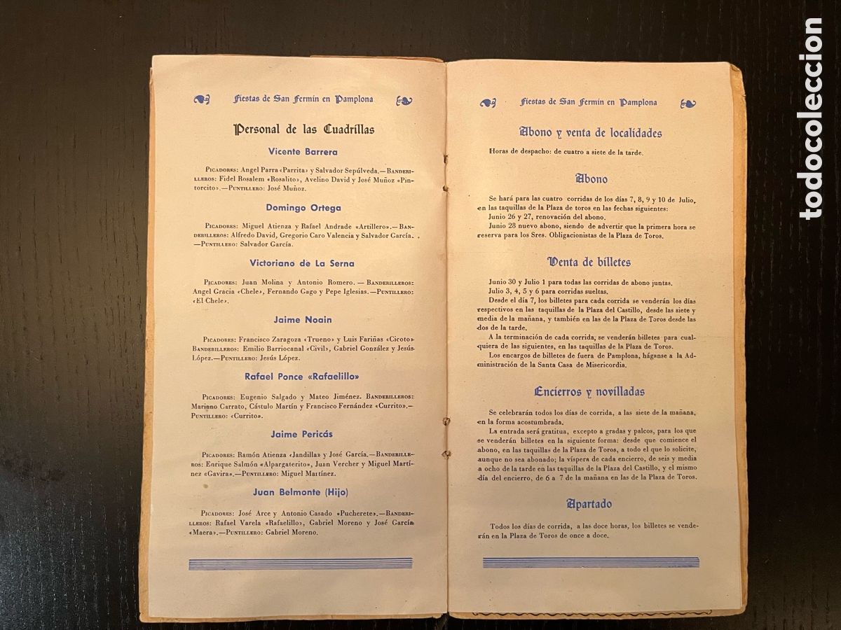 Antig&uuml;edades: Programa de San Ferm&iacute;n 1939 - Foto 7