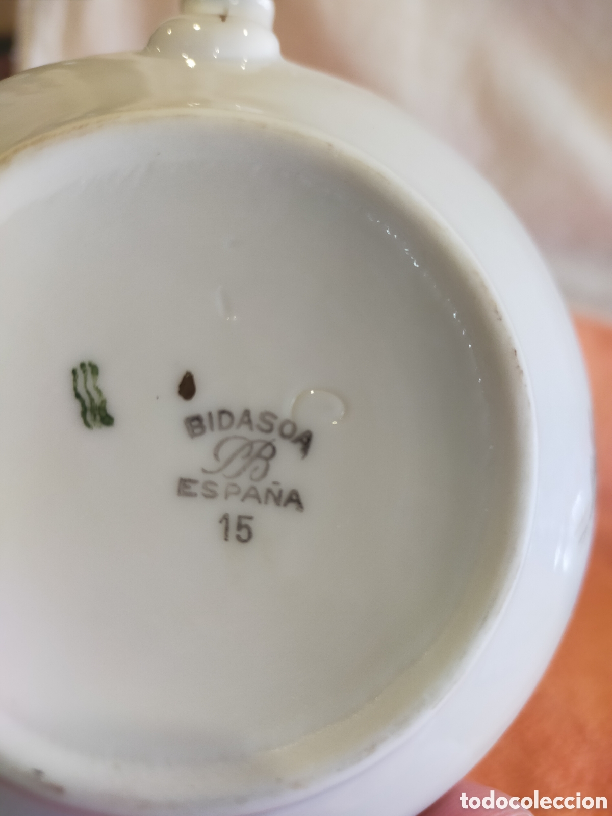 Antig&uuml;edades: Lechera de porcelana Bidasoa - Foto 2