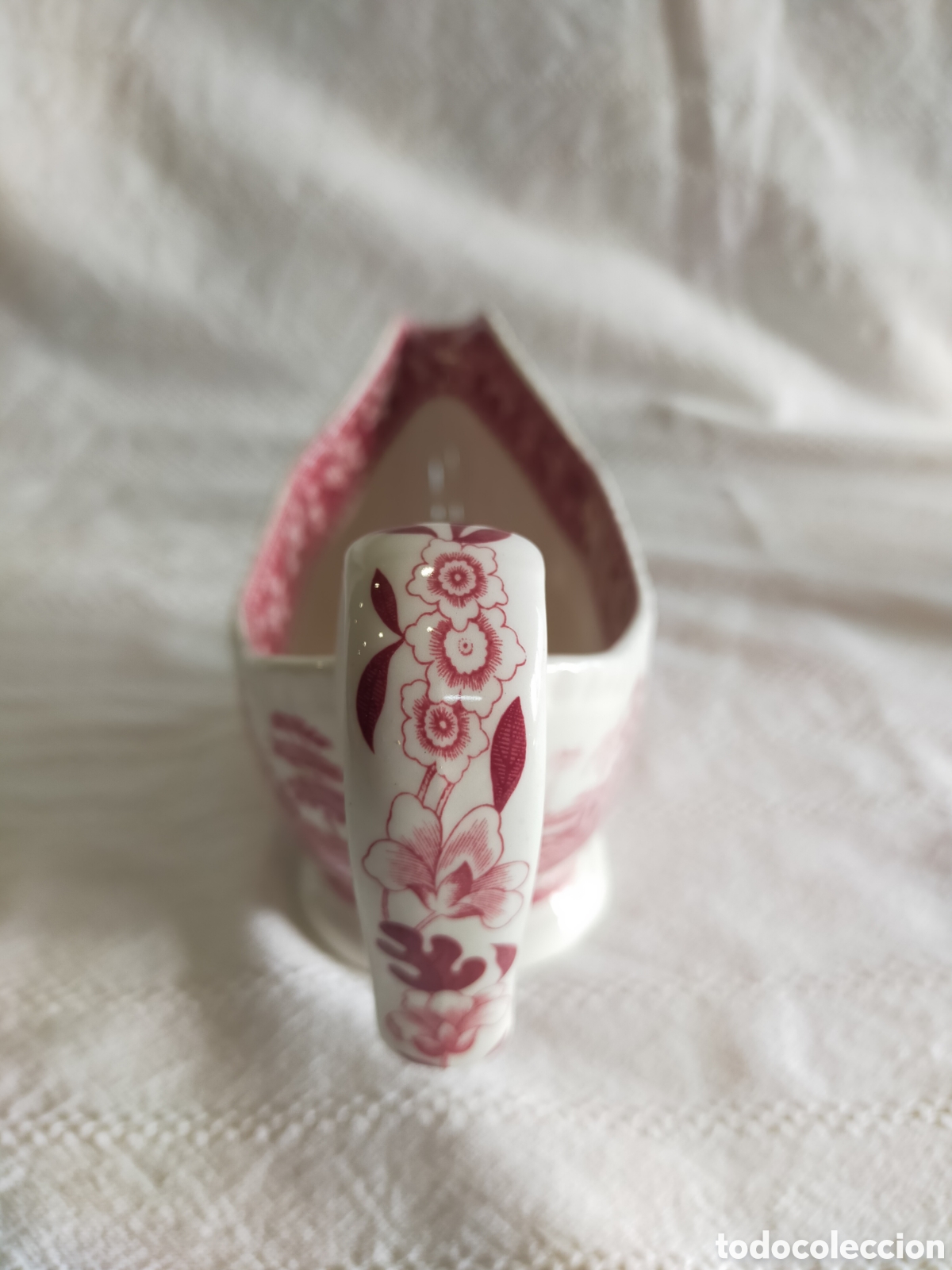 Antig&uuml;edades: Jarra salsera de porcelana - Foto 2