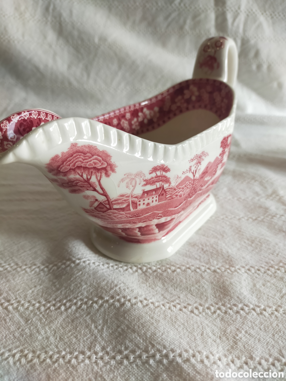 Antig&uuml;edades: Jarra salsera de porcelana - Foto 4