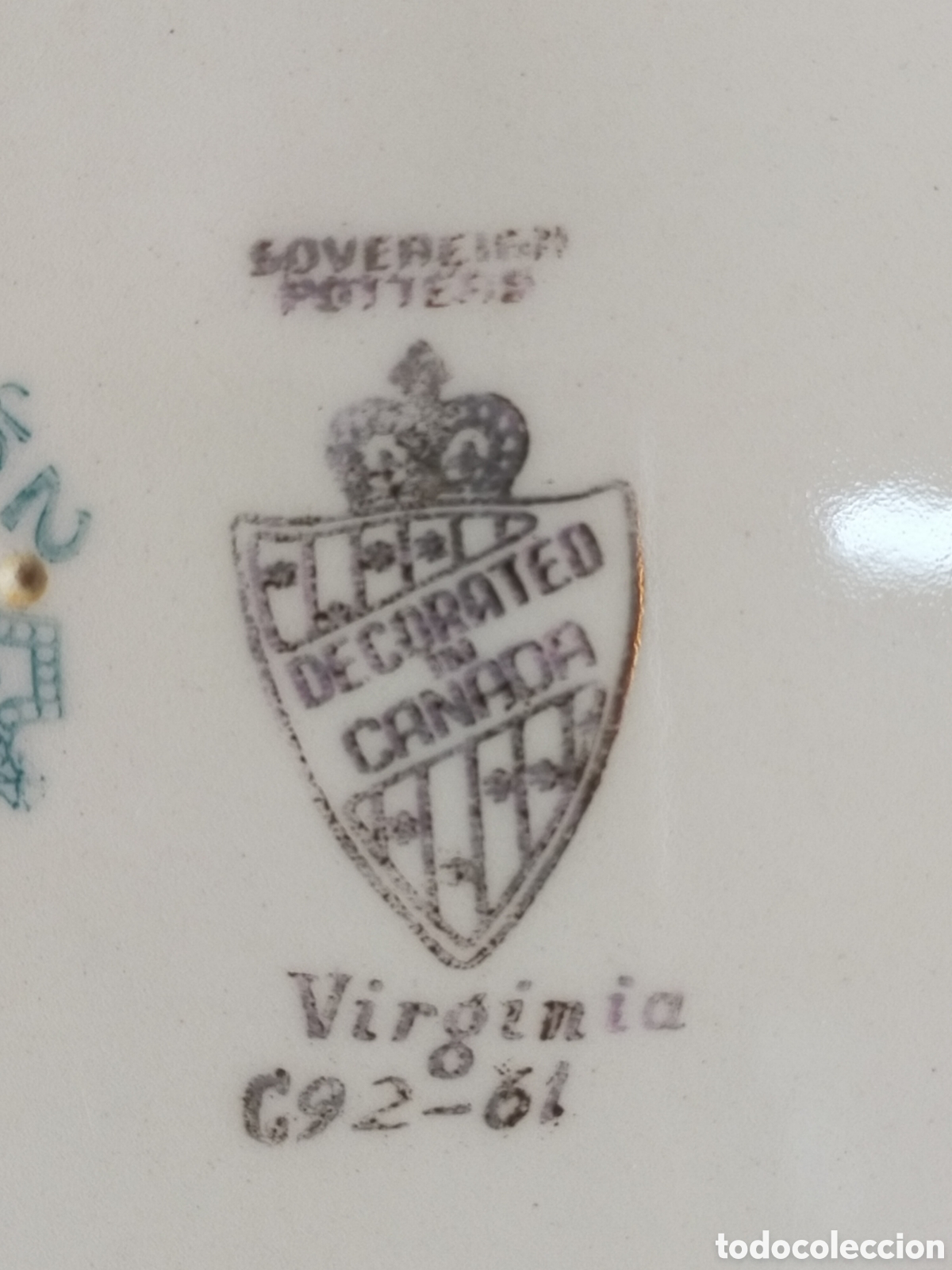 Antig&uuml;edades: Plato de porcelana Inglesa - Foto 3
