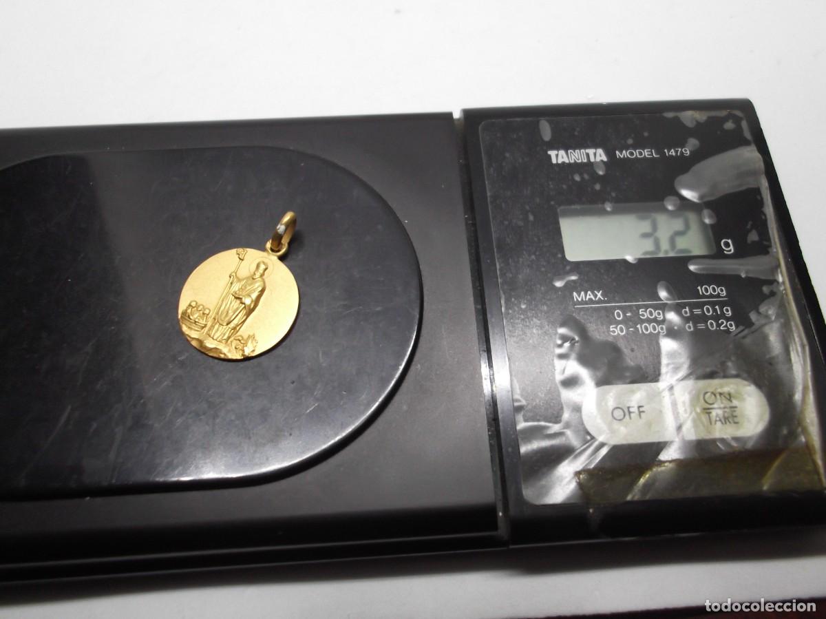 Antig&uuml;edades: Medalla de San Nicol&aacute;s de oro de 18k. - Foto 5