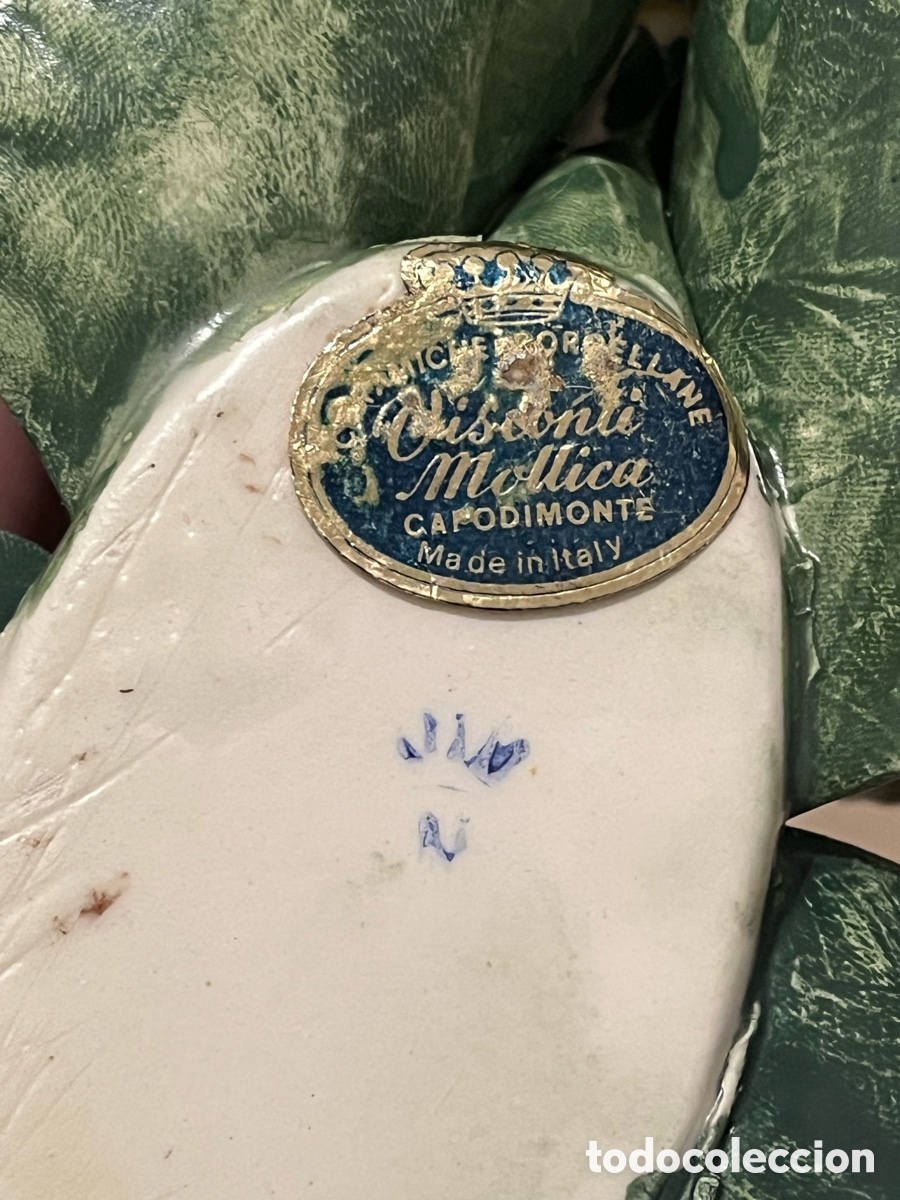 Antig&uuml;edades: Centro porcelana Capodimonte - Foto 4