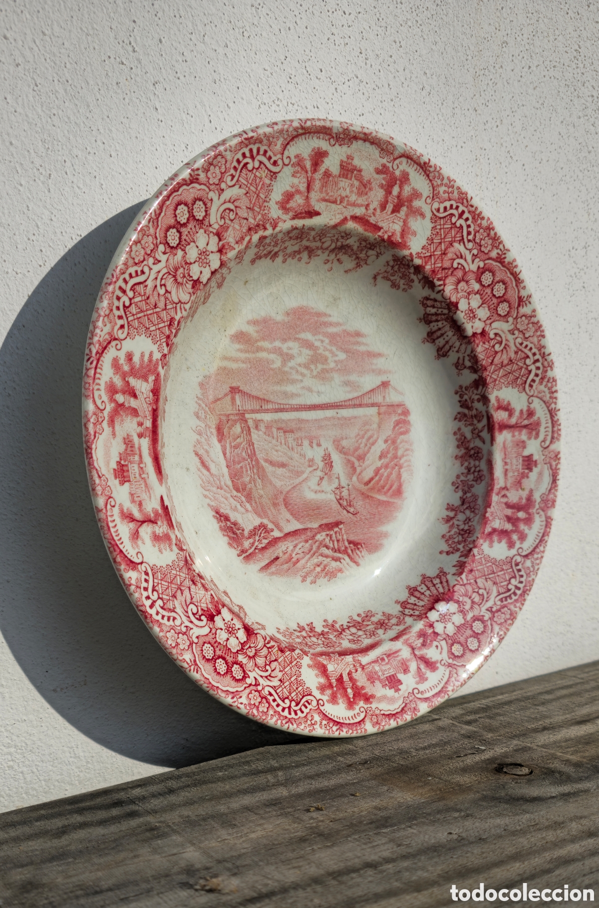 Antig&uuml;edades: Plato colecci&oacute;n Pickman - Foto 1