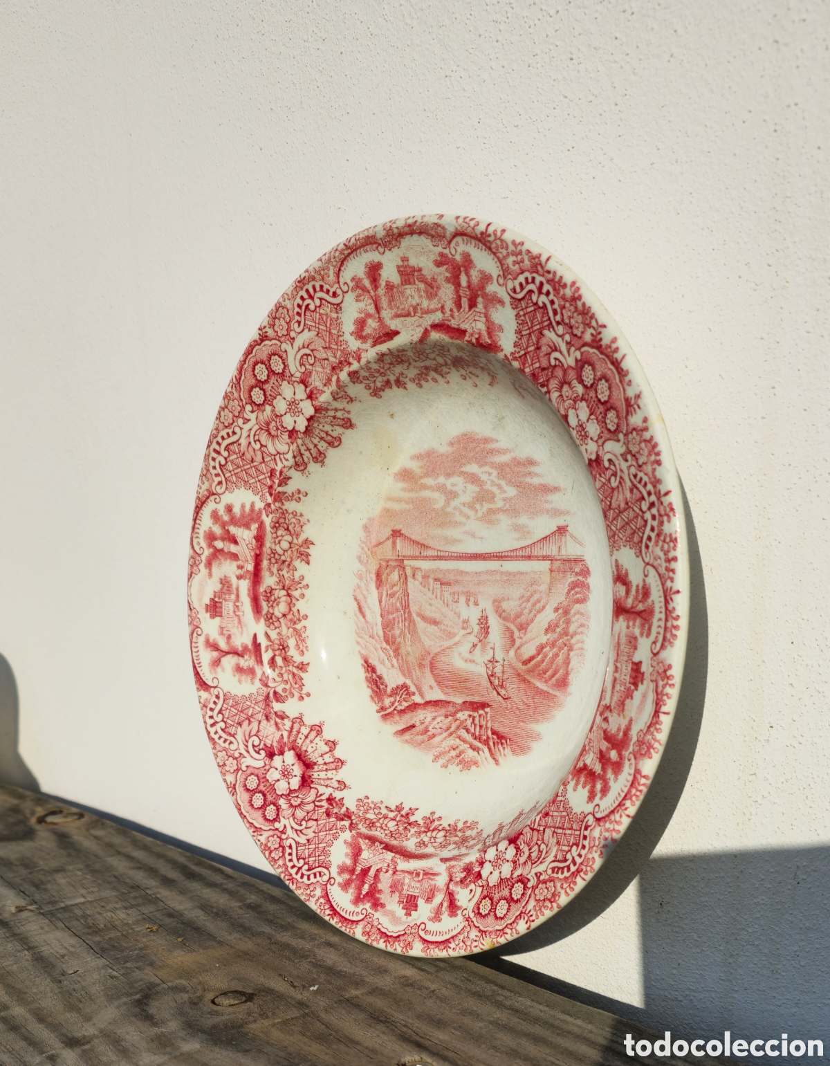 Antig&uuml;edades: Plato colecci&oacute;n Pickman - Foto 3