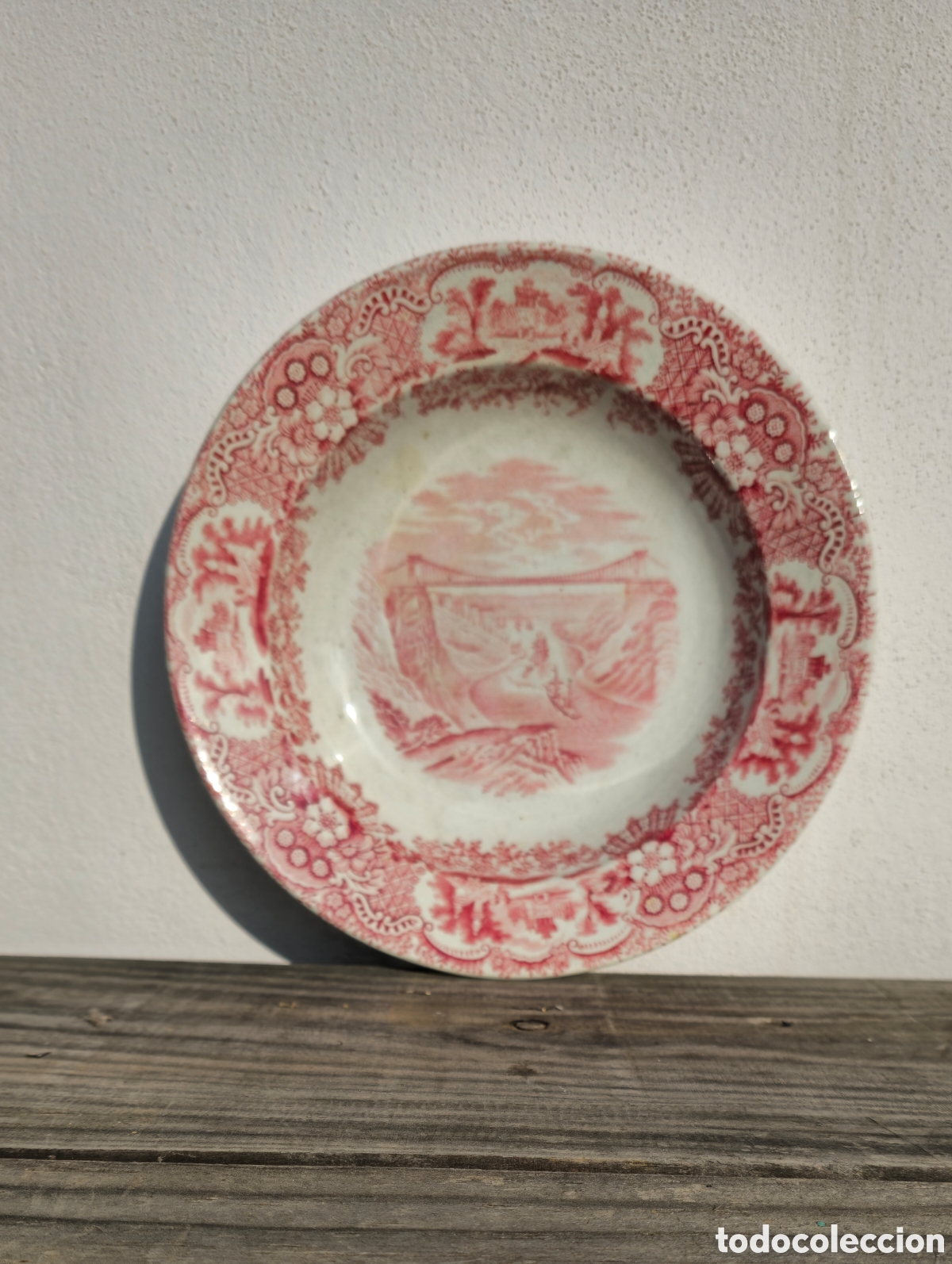 Antig&uuml;edades: Plato colecci&oacute;n Pickman - Foto 4