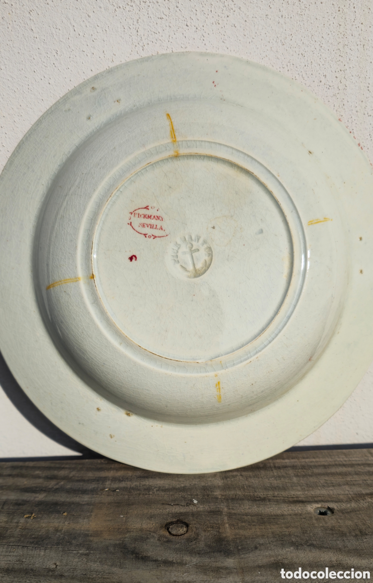 Antig&uuml;edades: Plato colecci&oacute;n Pickman - Foto 5