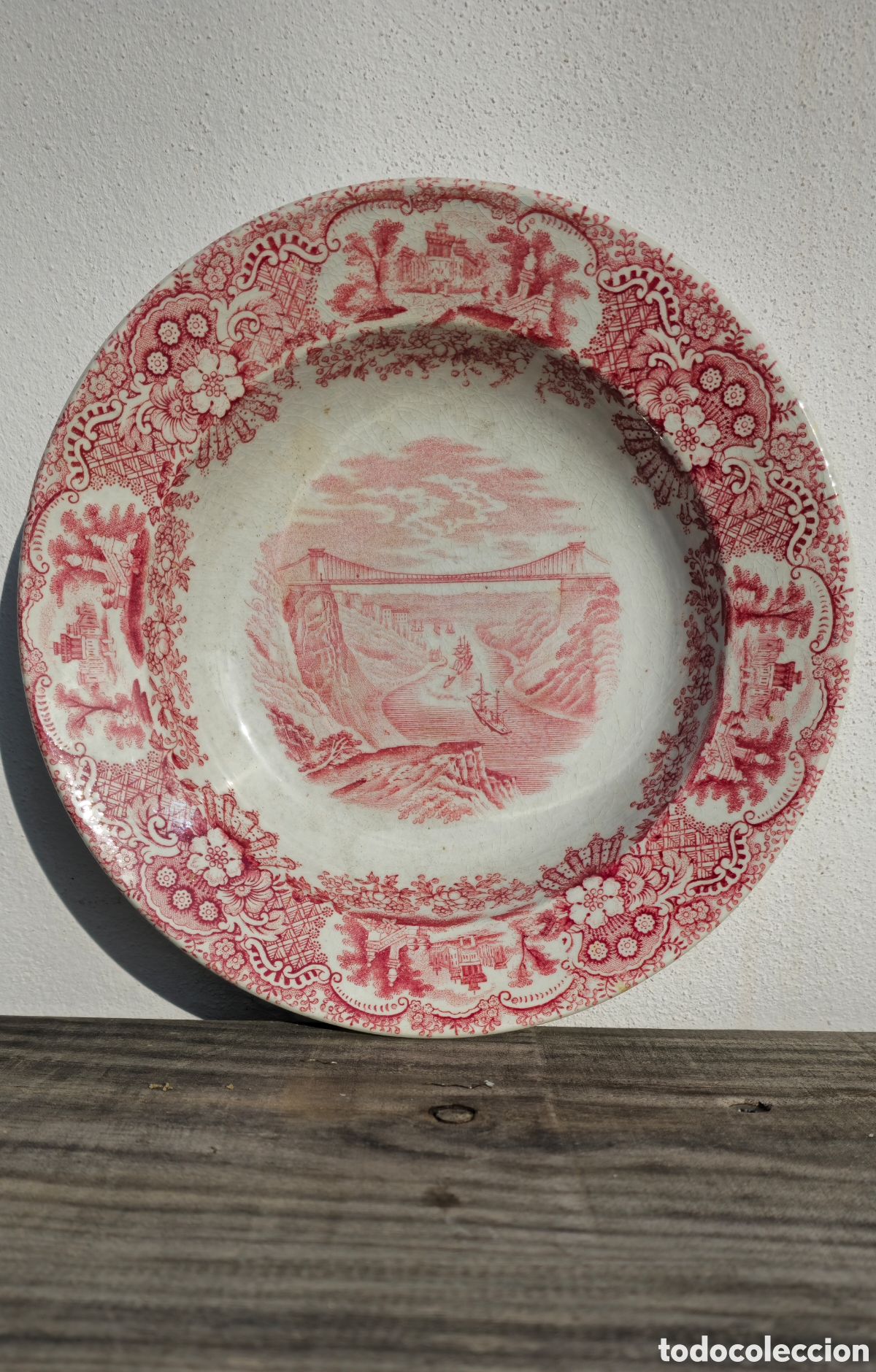 Antig&uuml;edades: Plato colecci&oacute;n Pickman - Foto 2