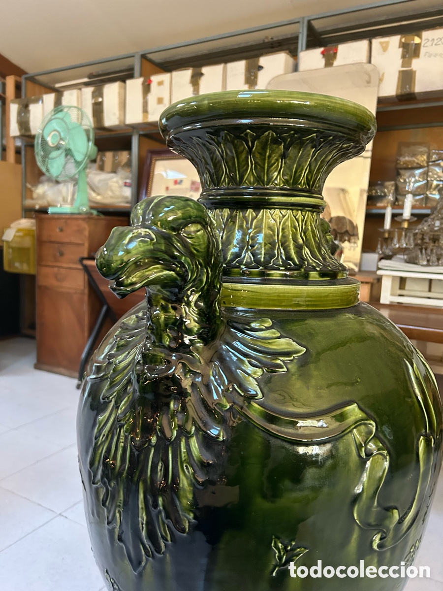 Antig&uuml;edades: Jarr&oacute;n con peana, finales S.XIX - Foto 4