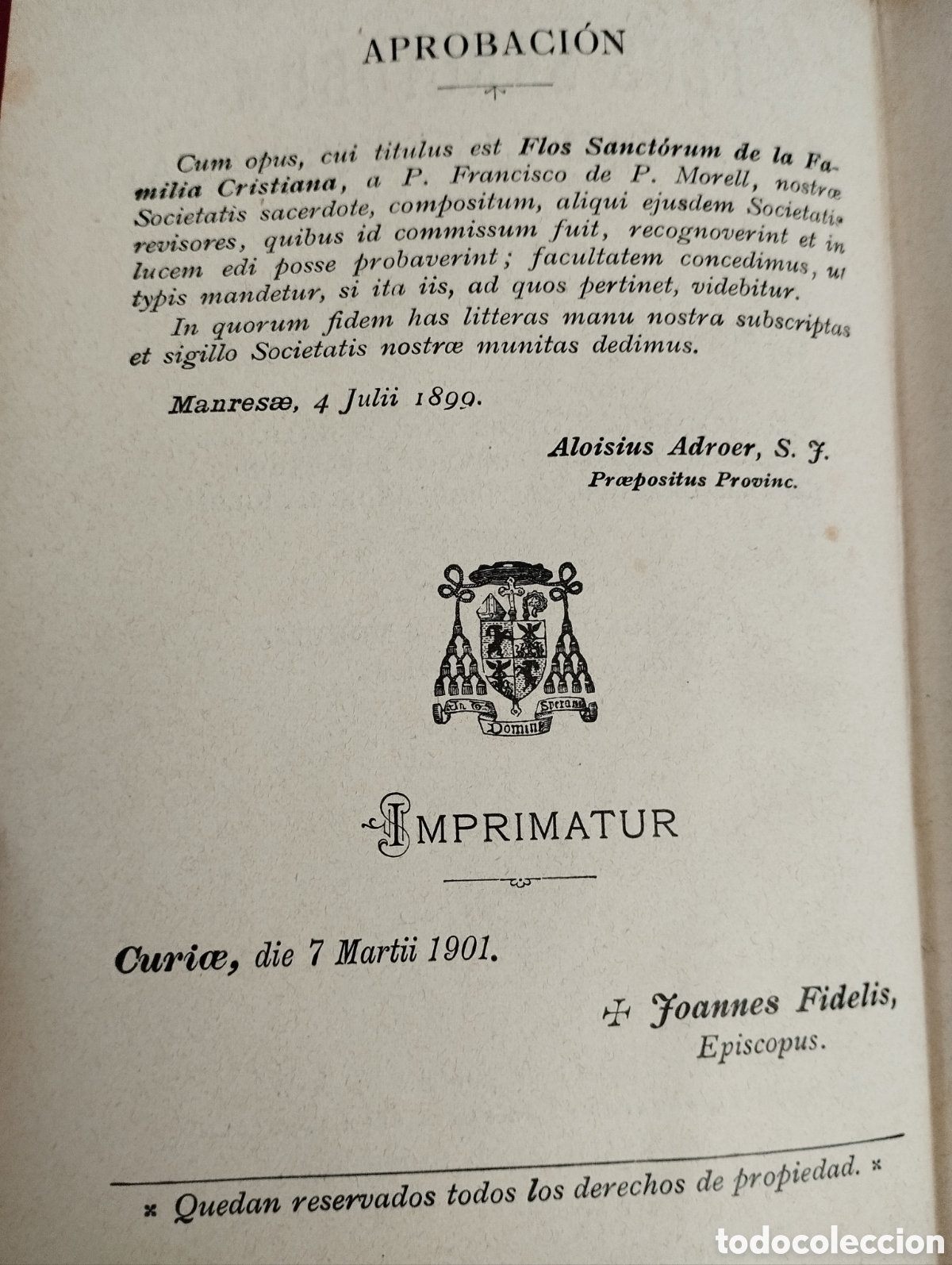 Antig&uuml;edades: Flos Sanctorum 1901. - Foto 12